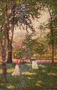Paxton, William McGregor The Croquet Players china oil painting artist